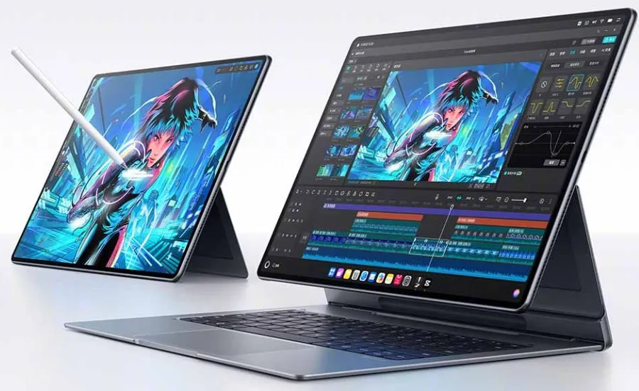 Huawei MatePad Edge tablet 2-in-1 dengan keyboard yang dapat dilepas