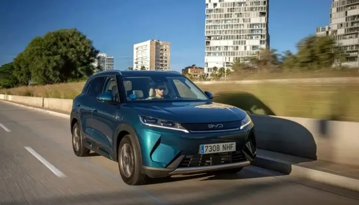 BYD Atto 2 dalam acara peluncuran Eropa di Barcelona