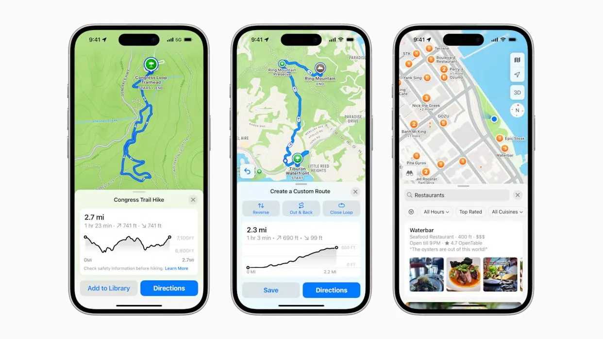 Ilustrasi Apple Maps dan Digital Markets Act Uni Eropa