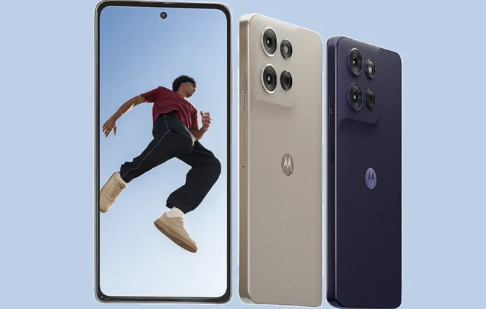 Motorola Moto G Power (2026) dalam dua warna Pantone Pure Cashmere dan Evening Blue
