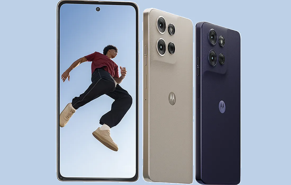 Motorola Moto G Power (2026) dalam dua warna Pantone Pure Cashmere dan Evening Blue