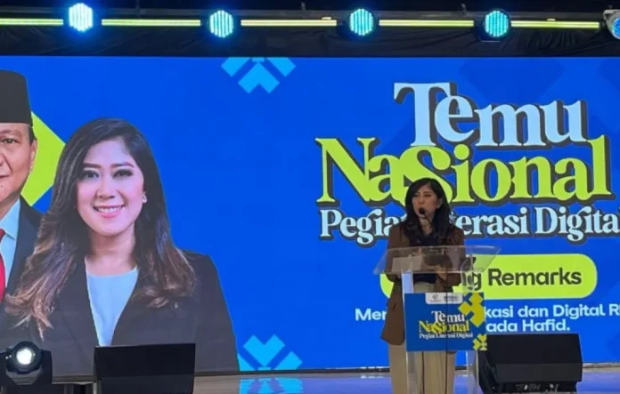Menteri Komunikasi dan Informatika Meutya Hafid menyampaikan pentingnya kontrol diri dalam penggunaan media sosial dan platform digital