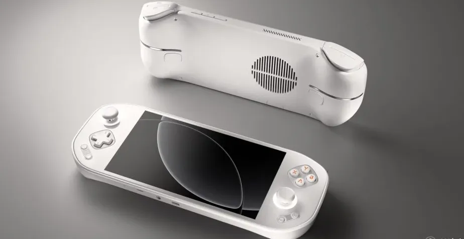 Mangmi Pocket Max handheld varian Retro GB dengan tombol merah tua