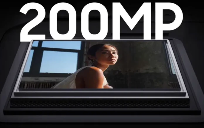 Ilustrasi sensor kamera smartphone 200MP generasi baru dari produsen China dengan teknologi LOFIC
