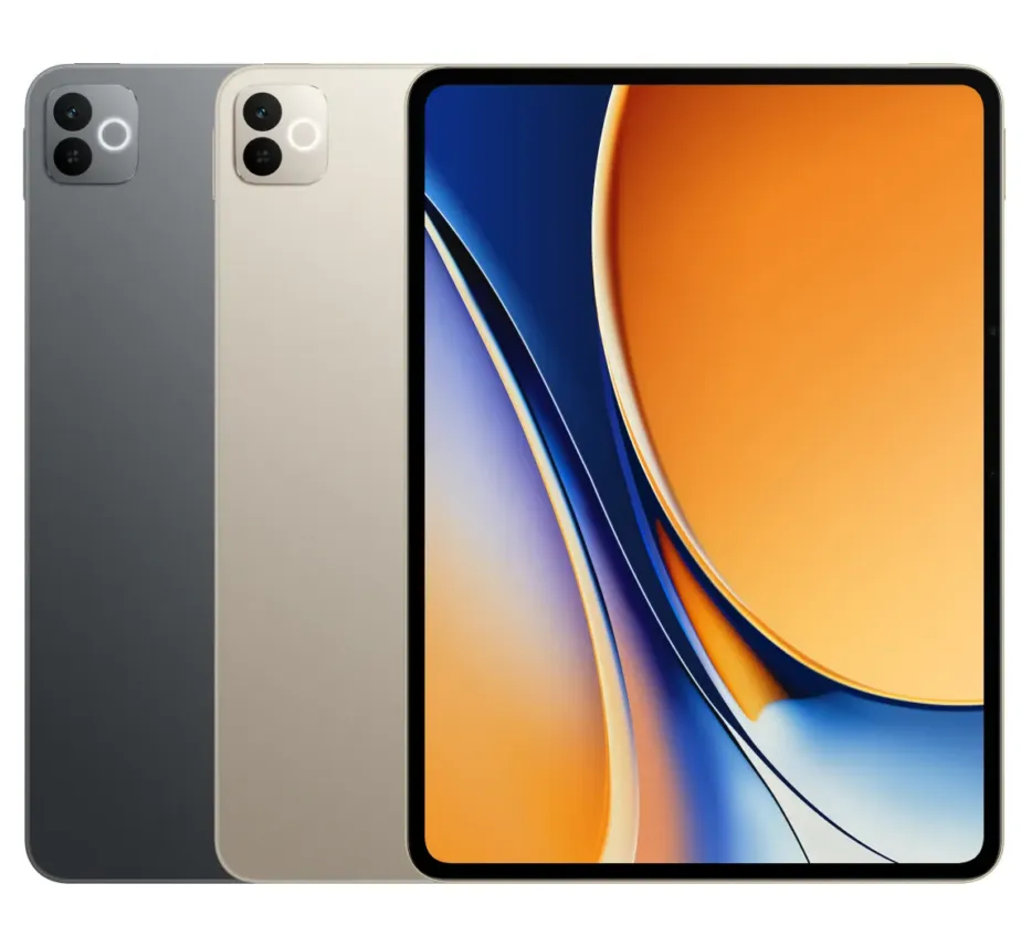 Realme Pad 3 5G tampak depan dan belakang