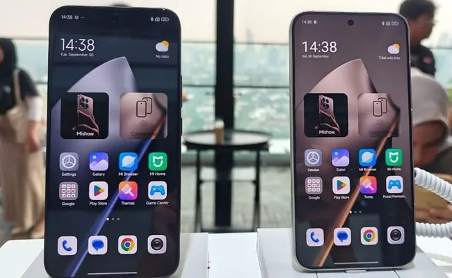 Xiaomi 15T series resmi meluncur di Indonesia, dalam acara peluncuran yang digelar di Park Hyatt, Jakarta, Selasa (30/9/2025)