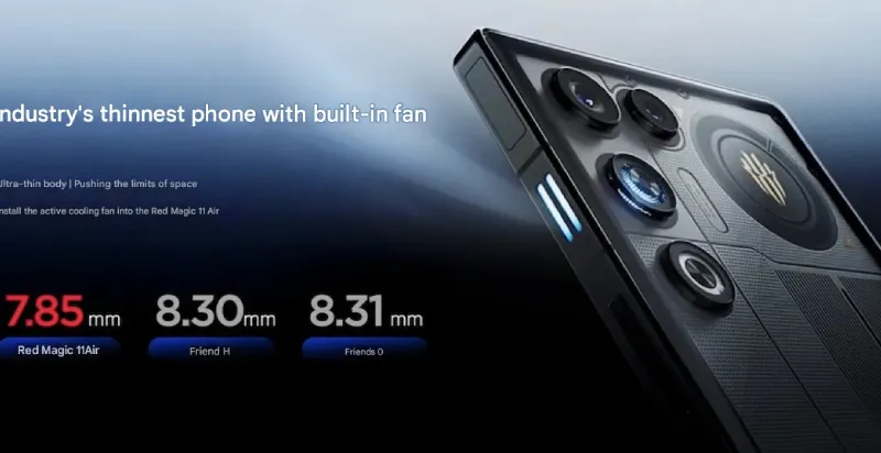 Sistem Pendingin RedMagic 11 Air